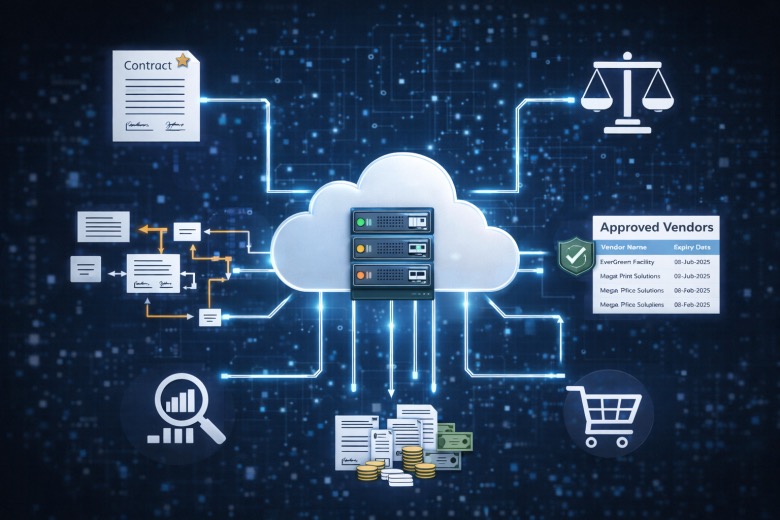 Cloud technology orchestrating procurement and compliance